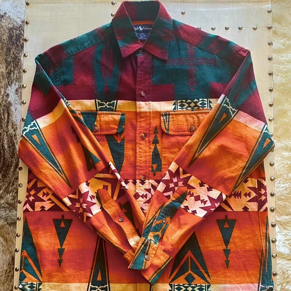 Vintage Navajo Polo Ralph Lauren Shirt